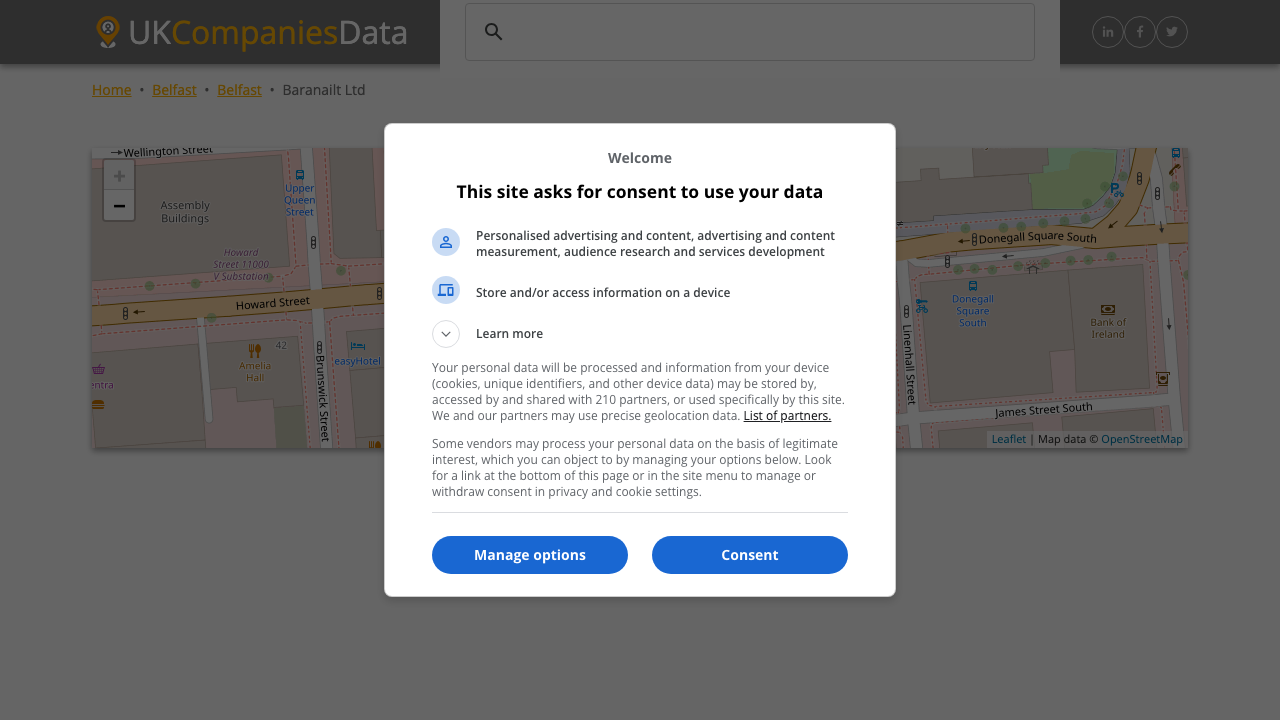 BARANAILT LTD website preview