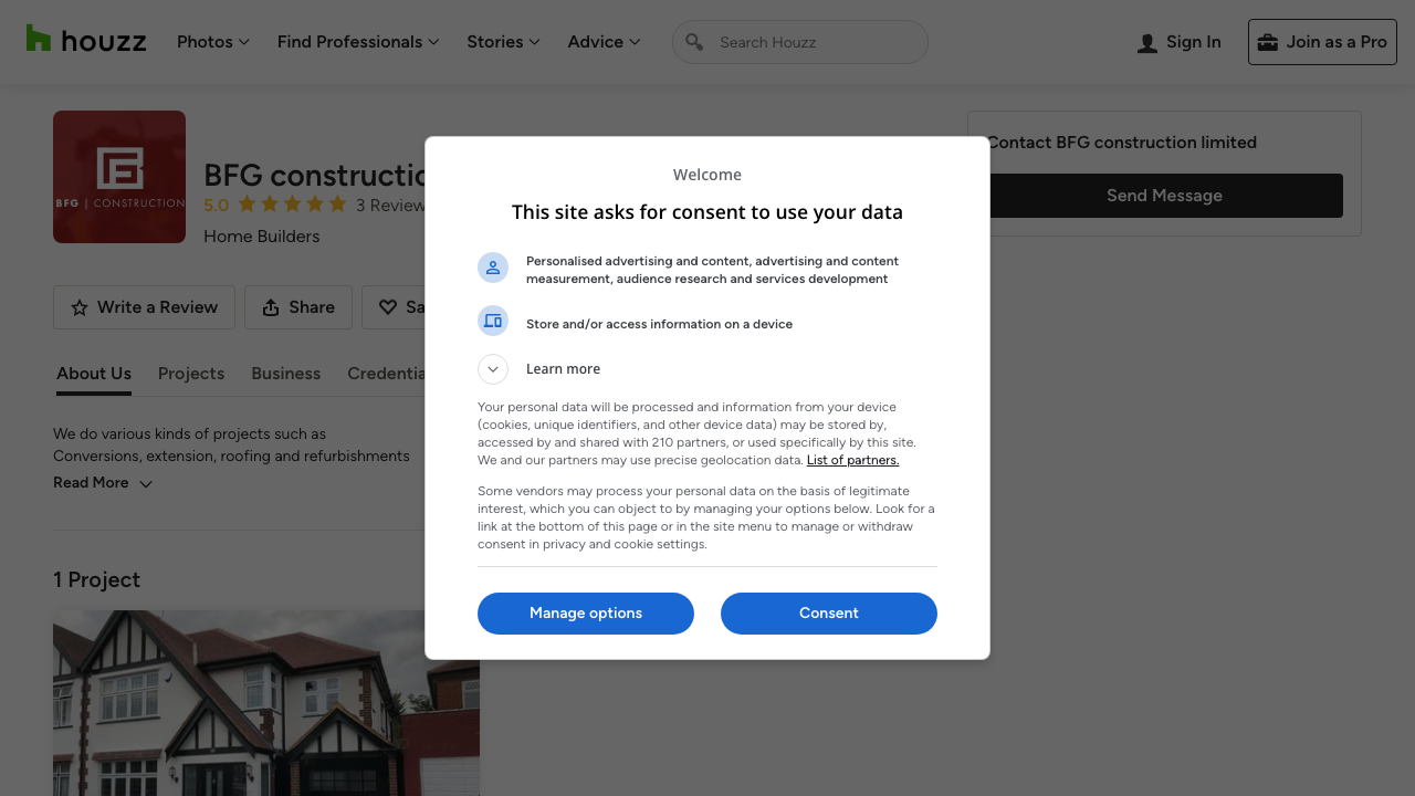 BFG PROPERTY REFURB LIMITED website preview