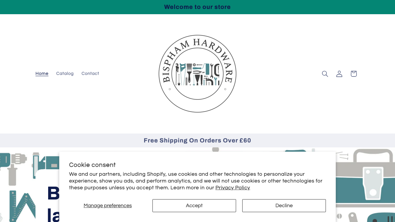 BISPHAM HARDWARE LTD website preview