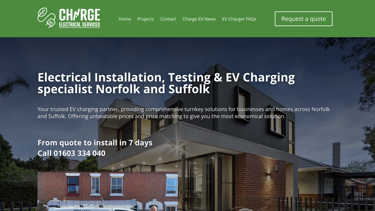 CHARGE NORFOLK LTD website preview