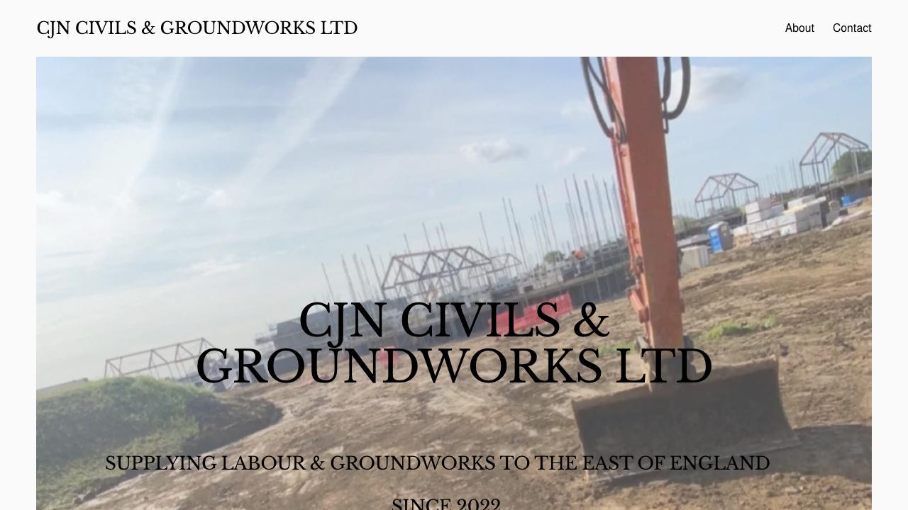 CJN CIVILS & GROUNDWORKS LTD website preview