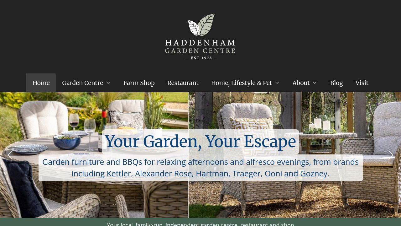 HADDENHAM GARDEN CENTRE LIMITED website preview