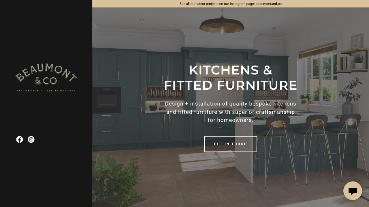 BEAUMONT & CO INTERIORS LIMITED website preview