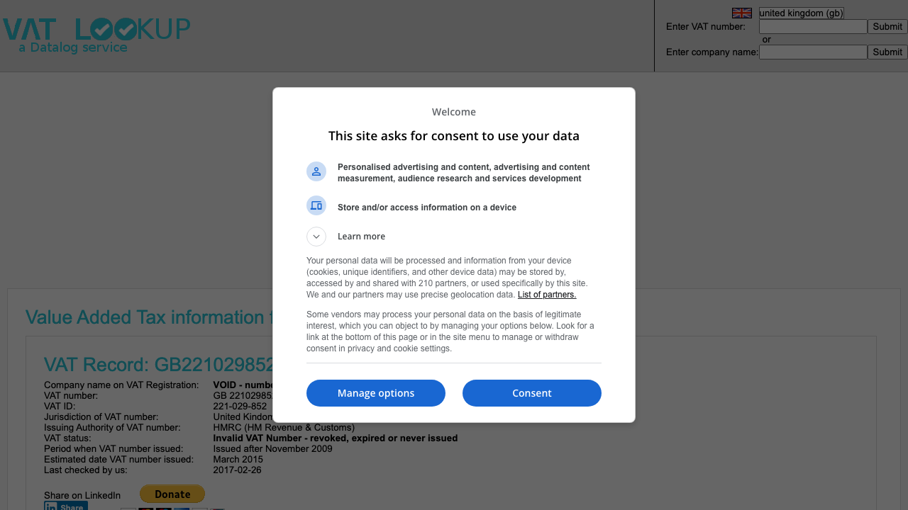 BRACK PLANT LIMITED website preview