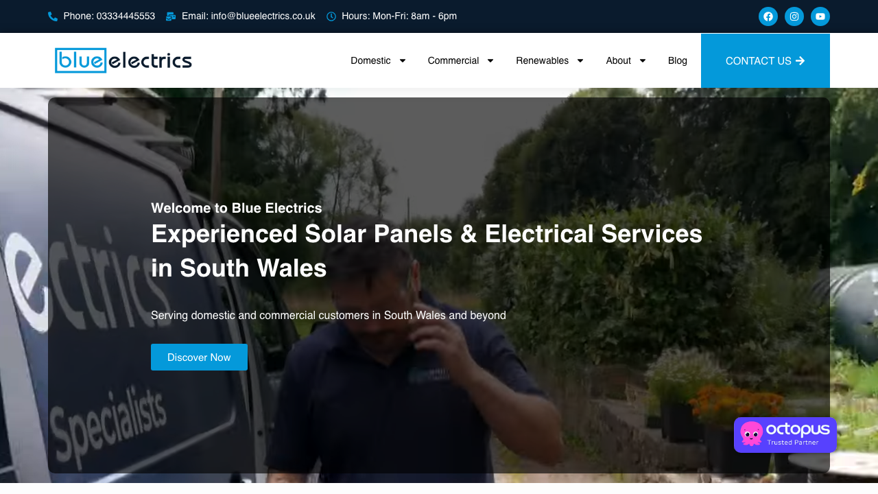 BLUE ELECTRICS SOLAR LIMITED website preview