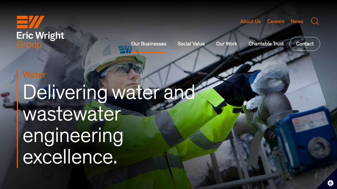 ERIC WRIGHT WATER LIMITED website preview