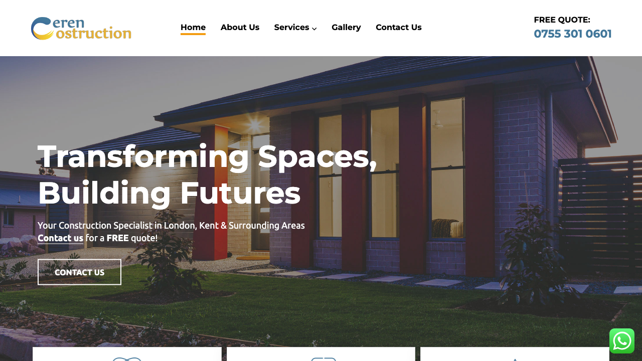 CEREN CONSTRUCTION LTD website preview