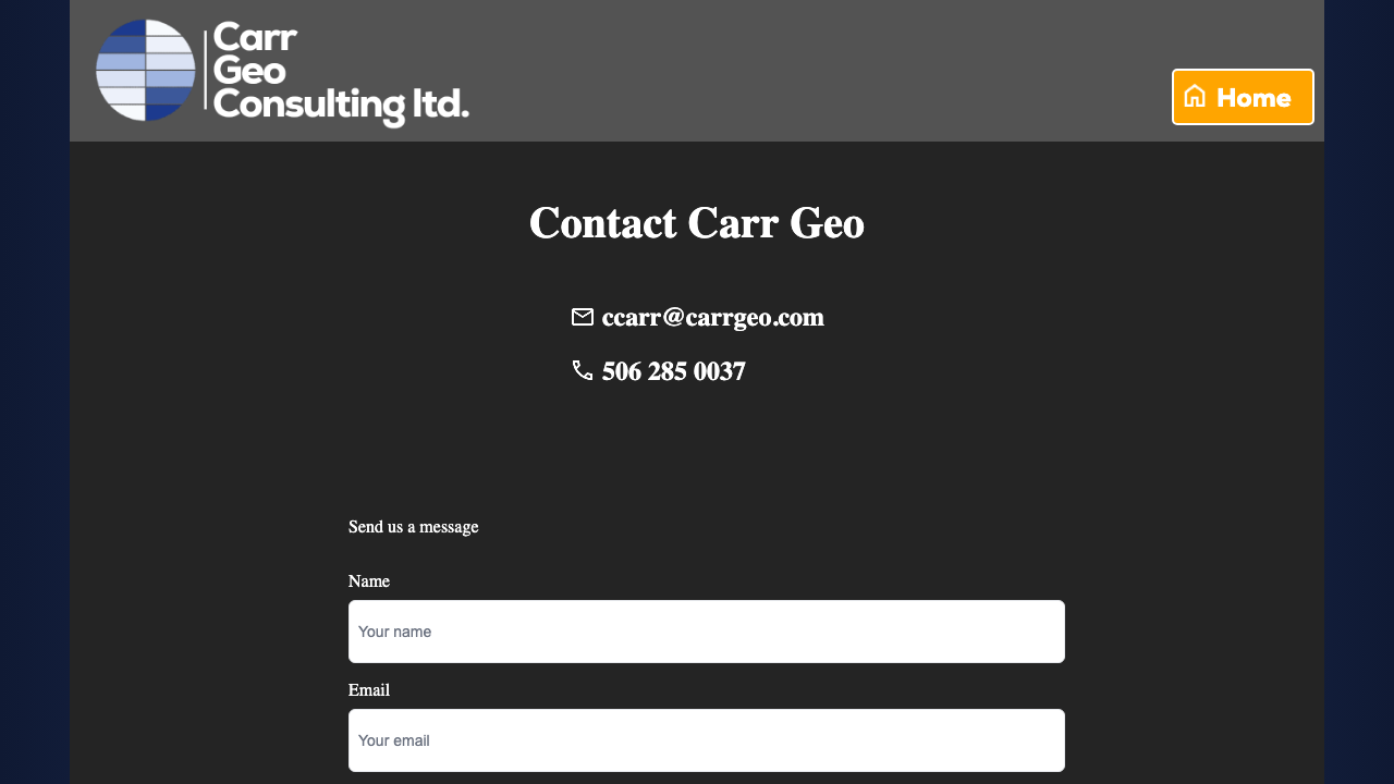 CARR GEO ENGINEERING LIMITED website preview