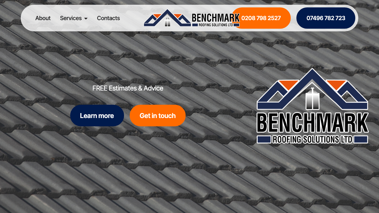BENCHMARK ROOFING SOLUTIONS LTD website preview