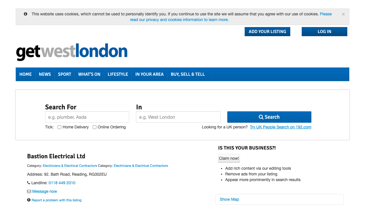 BASTION ELECTRICAL LIMITED website preview