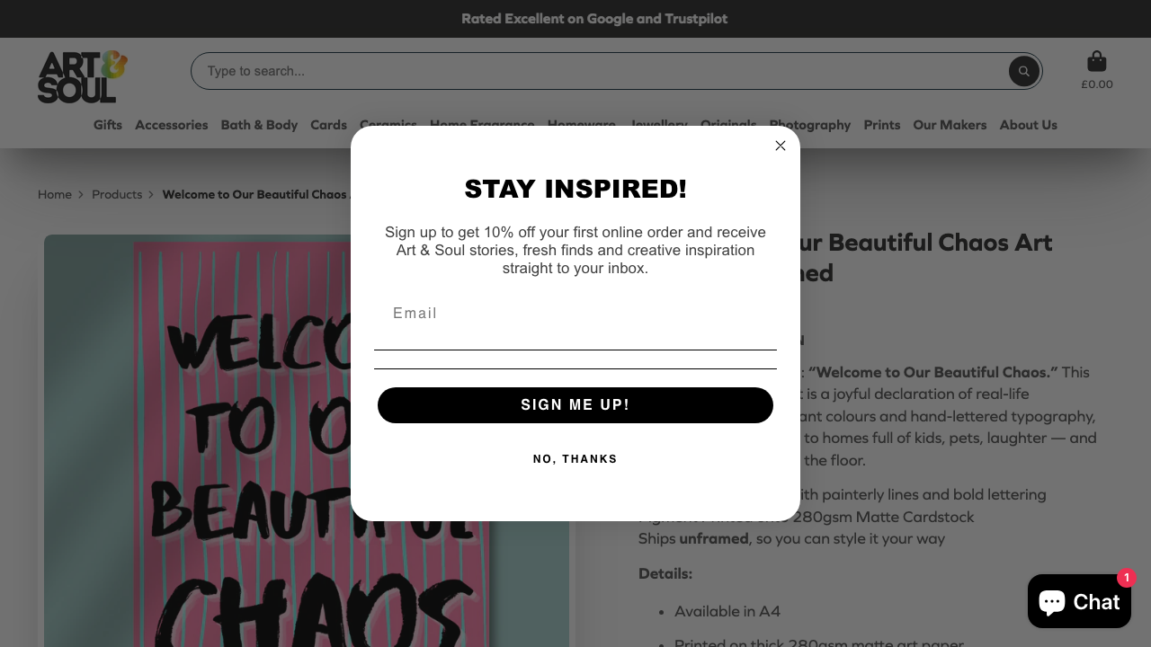 BEAUTIFUL CHAOS DESIGN LIMITED website preview