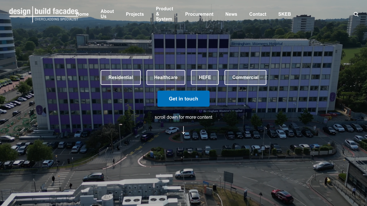 BUILDING & FACADE SOLUTIONS LTD website preview