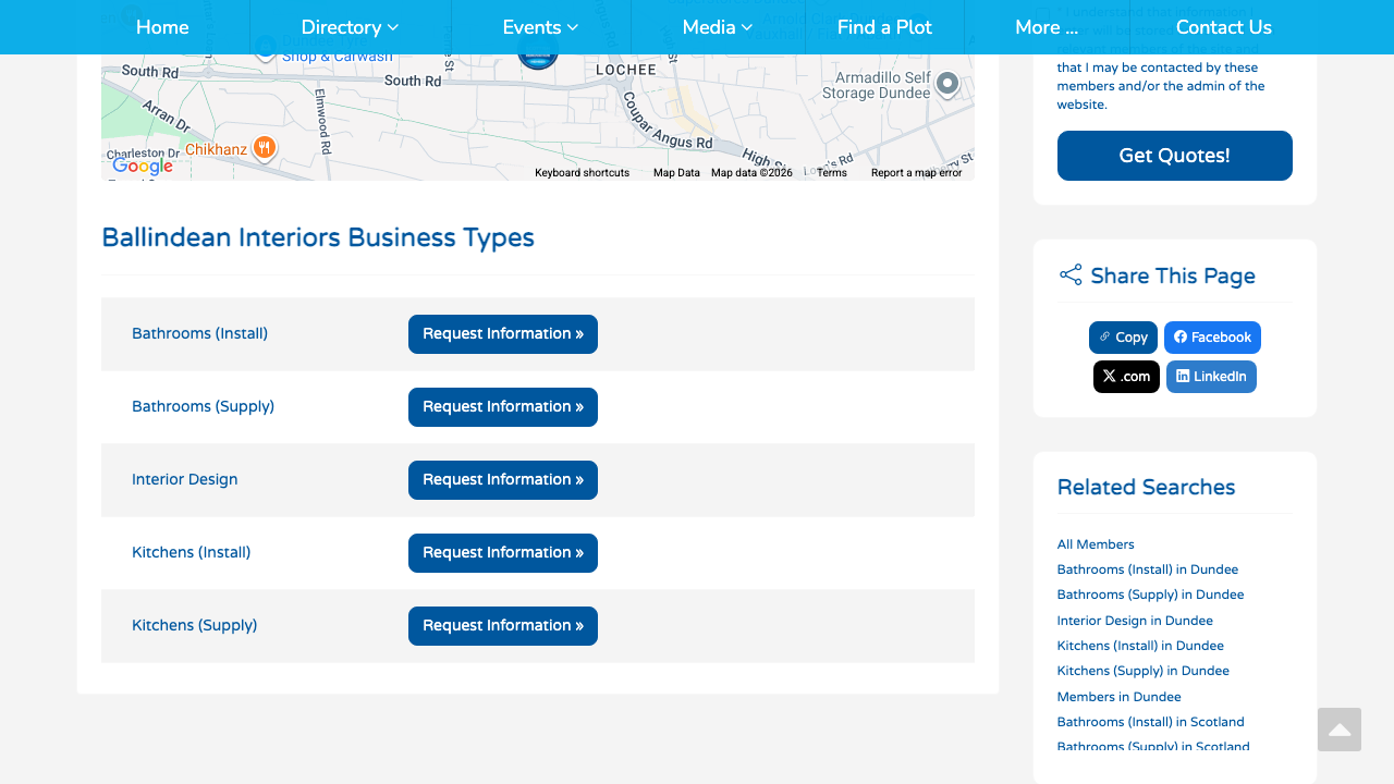 BALLINDEAN LIMITED website preview