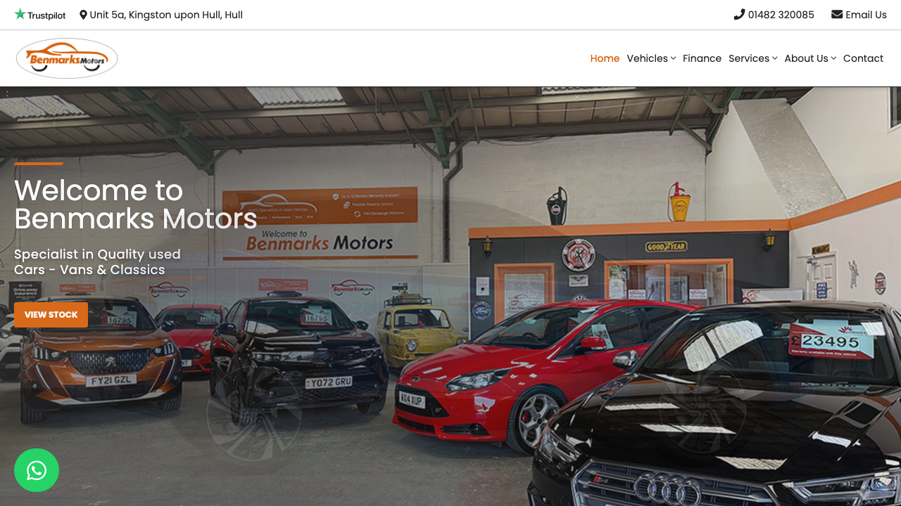 BENMARKS GROUP UK LIMITED website preview