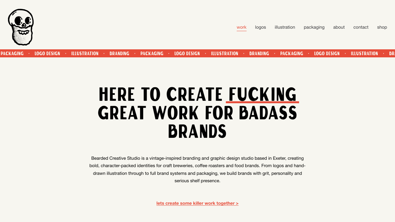 BEARDED CREATIVE STUDIO LIMITED website preview