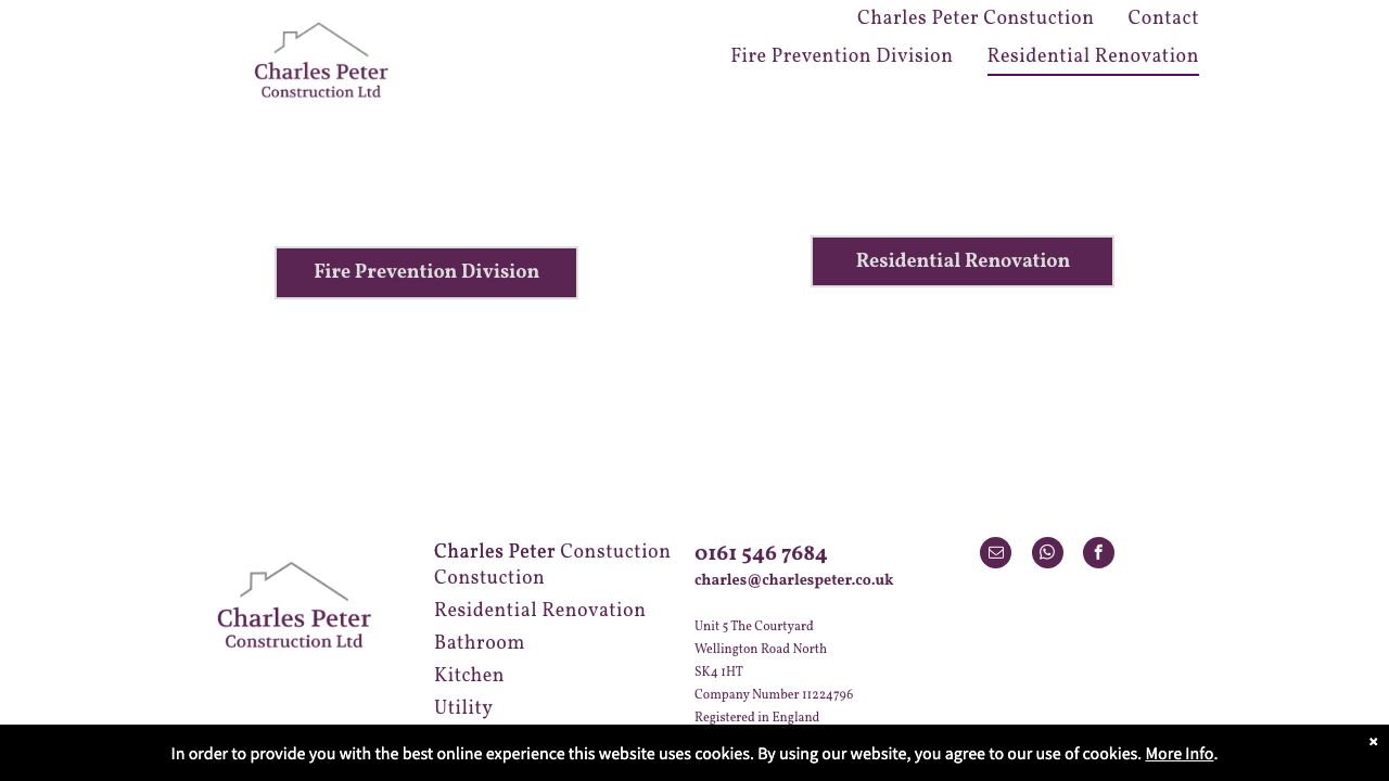 CHARLES PETER CONSTRUCTION LTD website preview