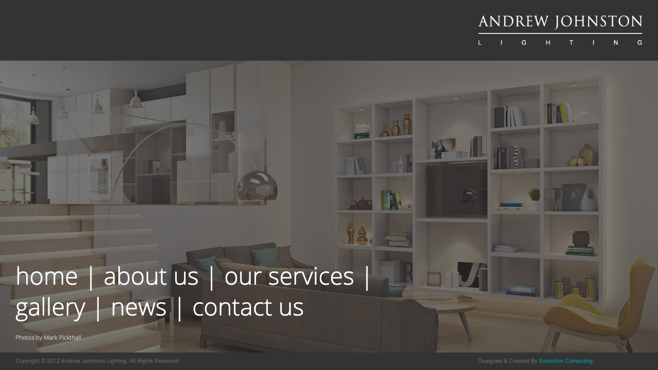 ANDREW JOHNSTON LIGHTING LTD website preview