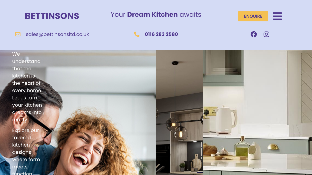 BETTINSONS OF KNIGHTON FIELDS LIMITED website preview