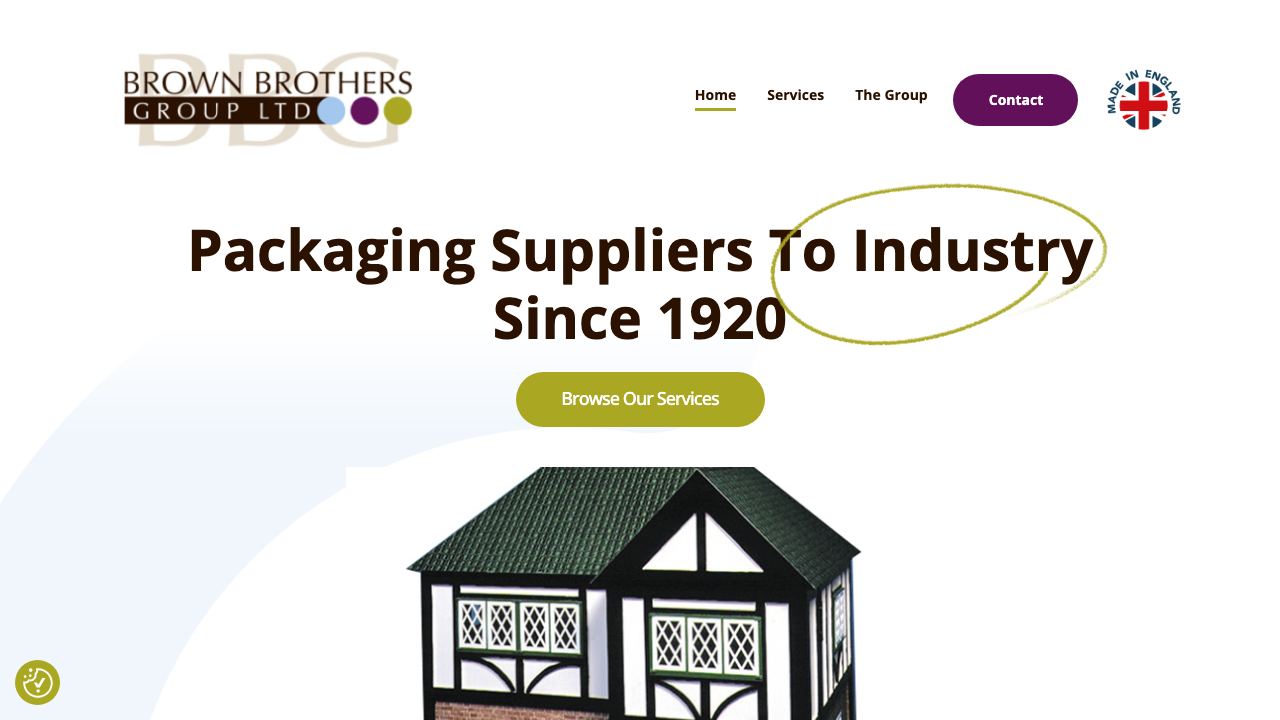 BROWNS BROTHERS LTD website preview