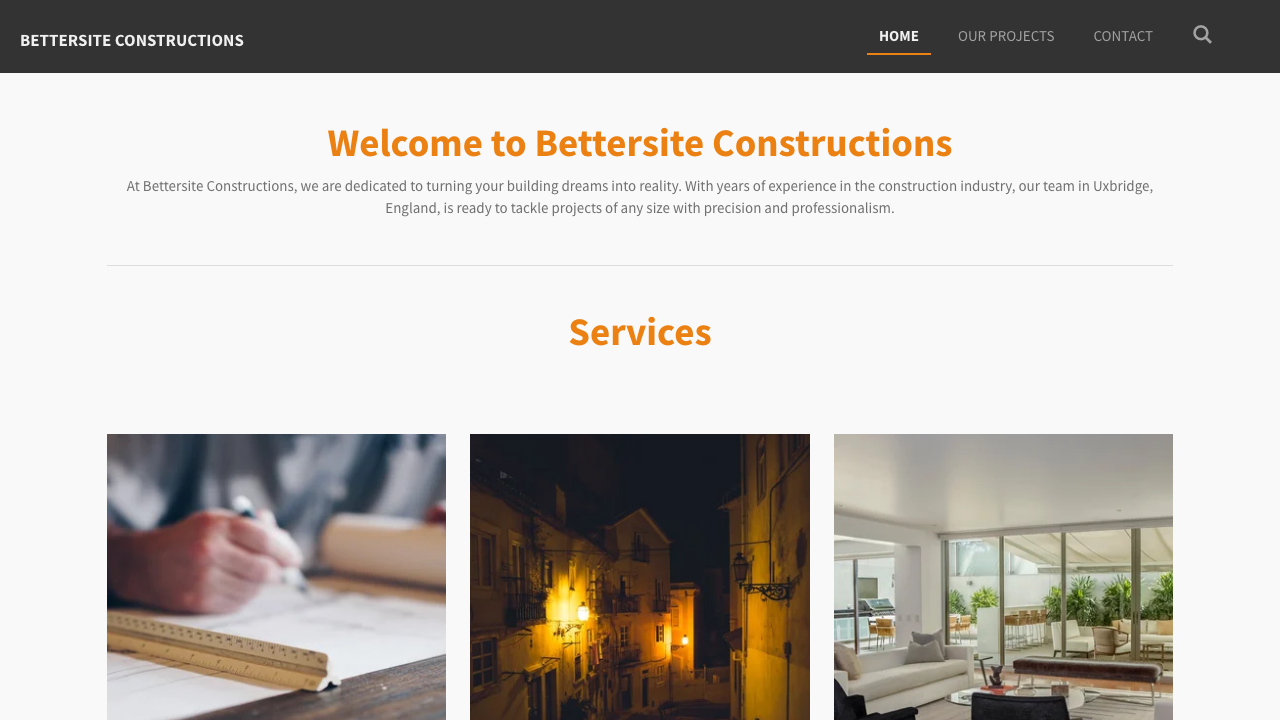 BETTERSITE CONSTRUCTION LTD website preview