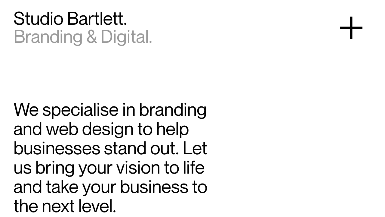 BARTLETT STUDIO LIMITED website preview