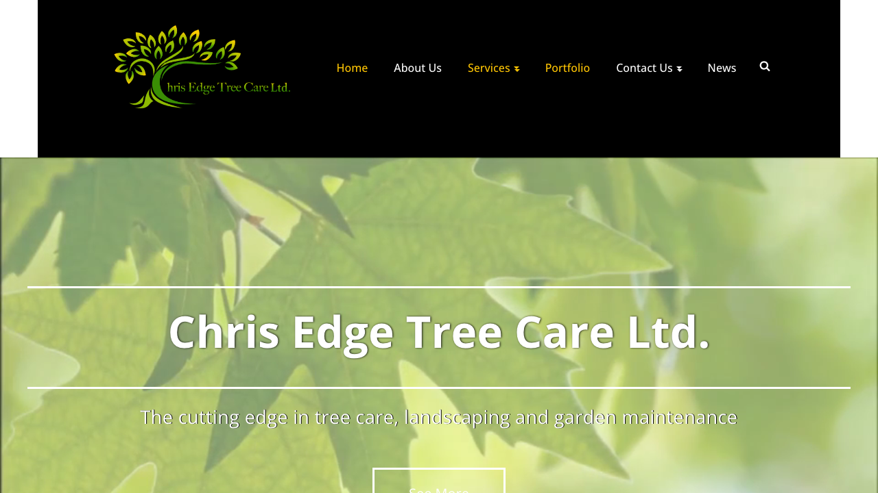 CHRIS EDGE TREE CARE LIMITED website preview