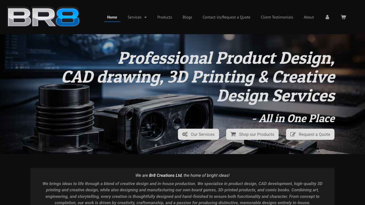 BR8 CREATIONS LTD website preview