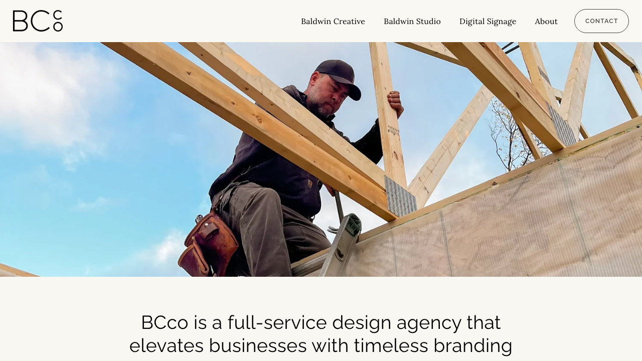 BALDWIN CREATIVE LTD website preview