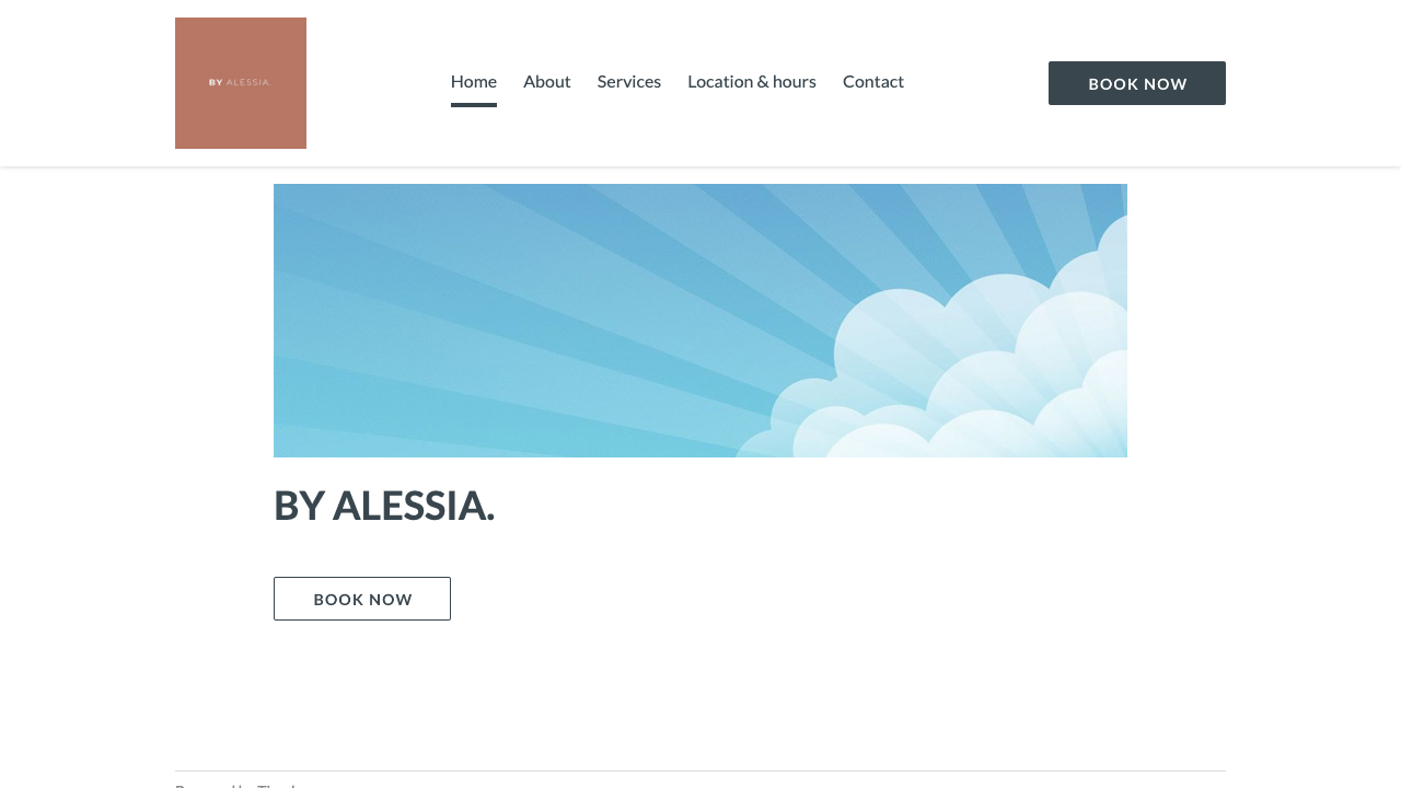 BY ALESSIA LTD website preview