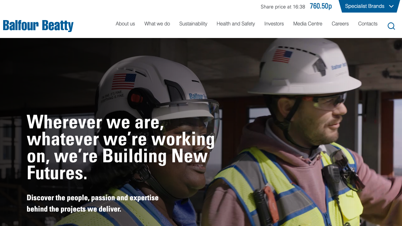BALFOUR BEATTY CONSTRUCTION LIMITED website preview