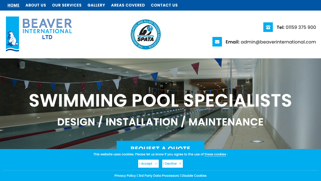 BEAVER INTERNATIONAL LIMITED website preview