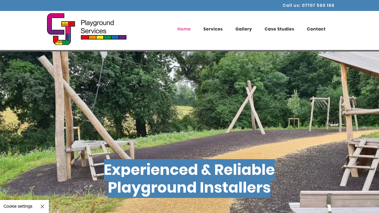 CJ PLAYGROUND SERVICES LTD website preview