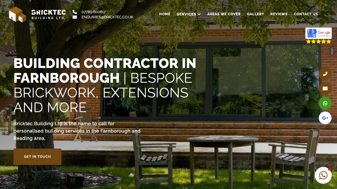 BRICKTEC BUILDING LTD website preview