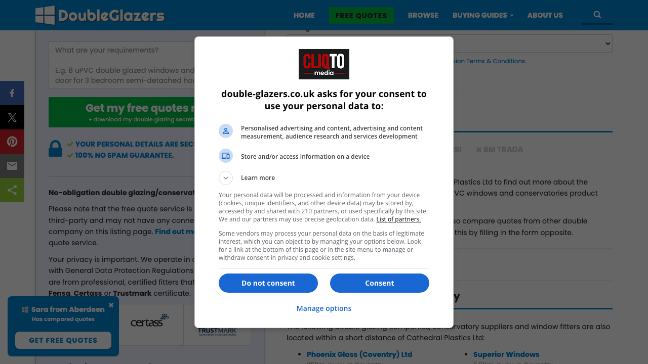 CATHEDRAL PLASTICS LIMITED website preview