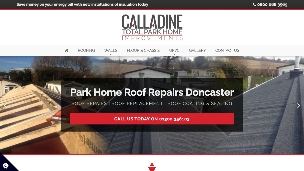 CALLADINE ROOFING LIMITED website preview