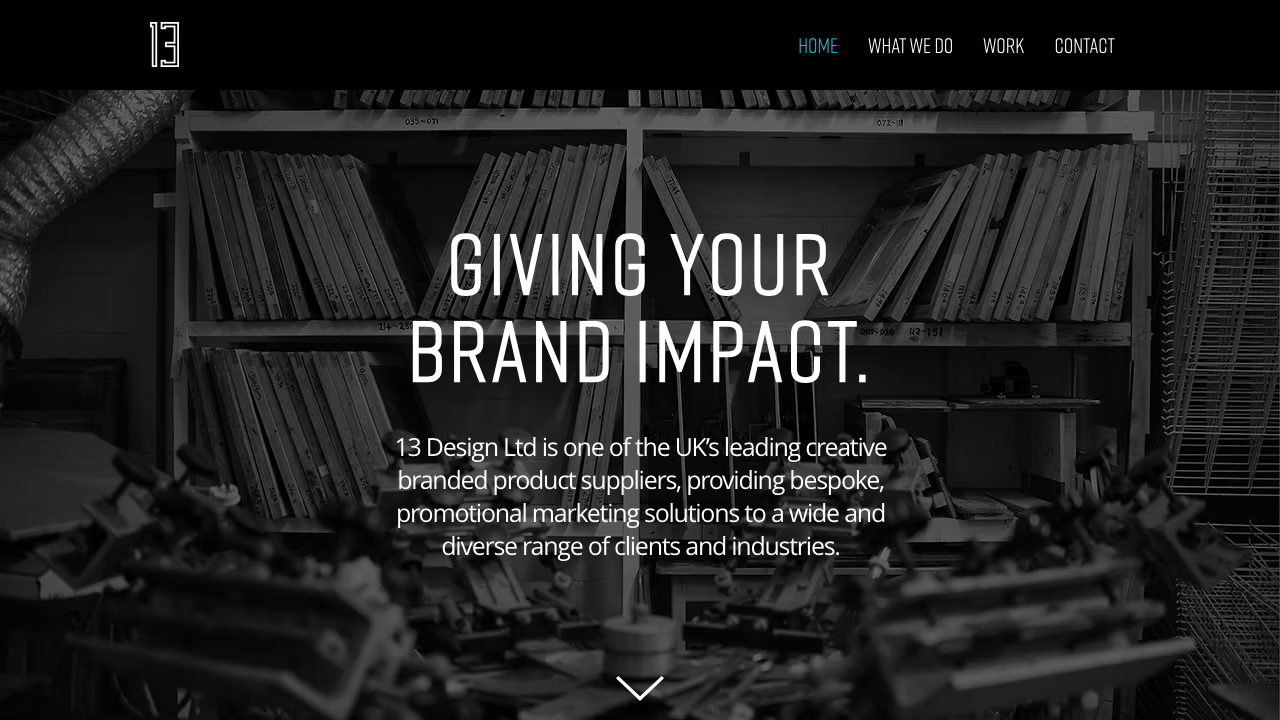 13 DESIGN LIMITED website preview