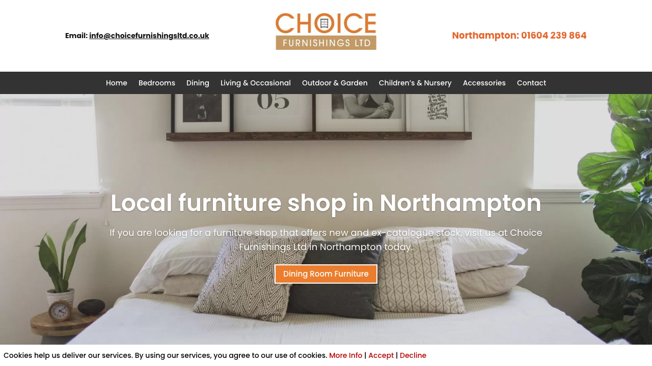 CHOICE FURNISHINGS LIMITED website preview
