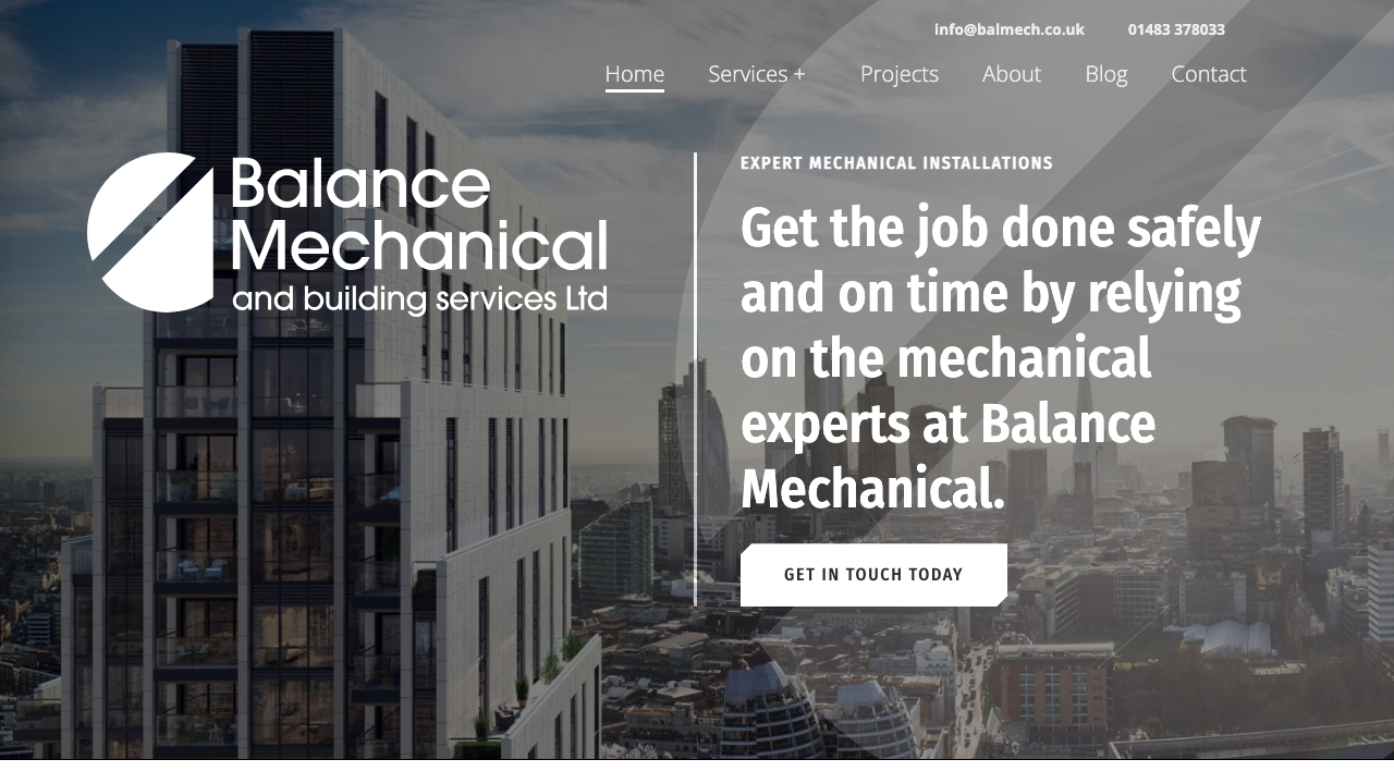 BALANCE MECHANICAL AND BUILDING SERVICES LTD website preview