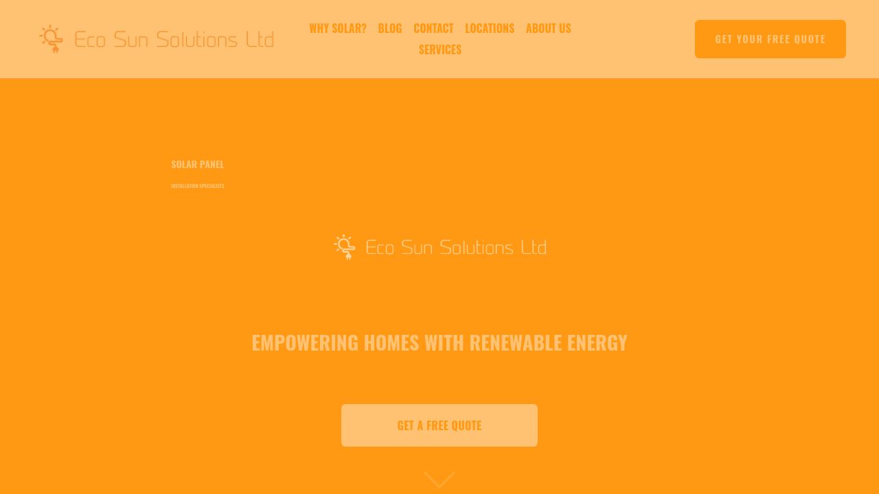 ECO SUN SOLUTIONS LTD website preview