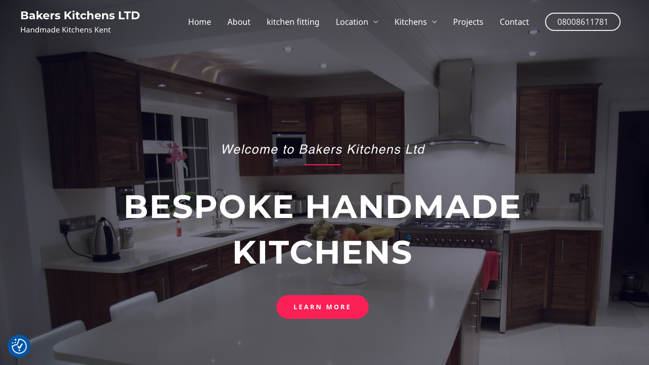 BAKER'S KITCHENS LIMITED website preview