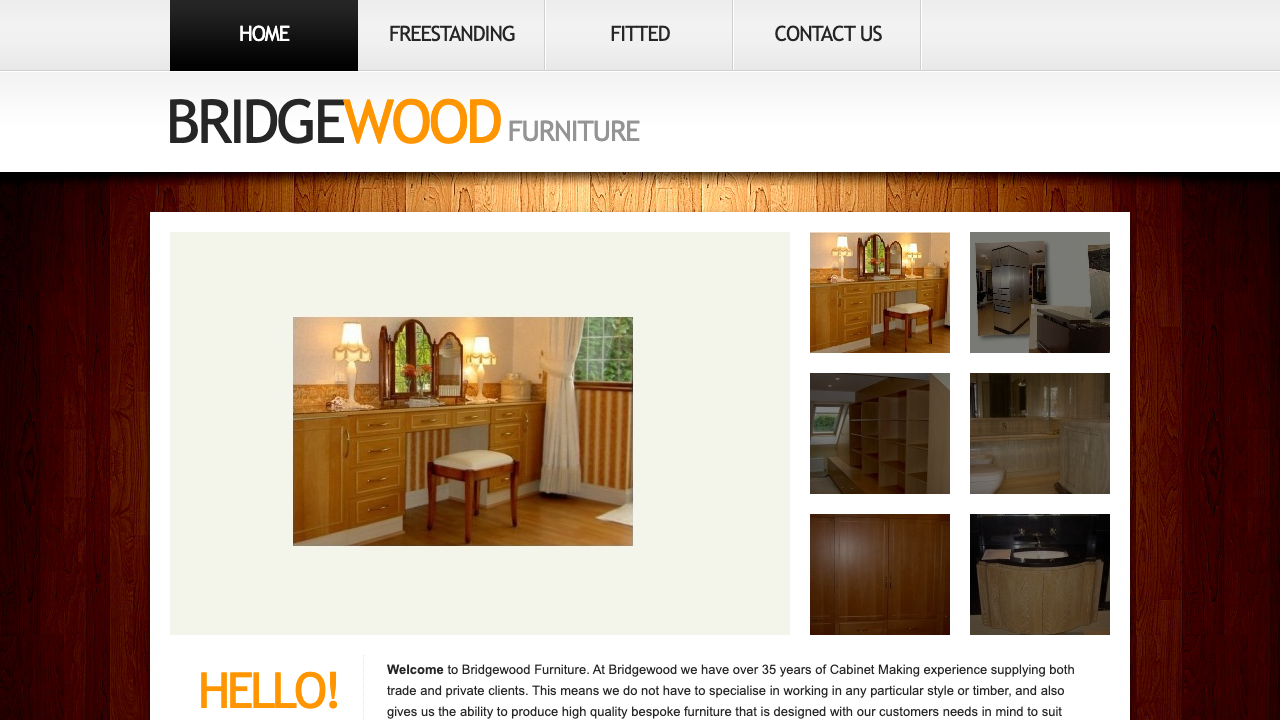 BRIDGEWOOD FURNITURE LTD website preview