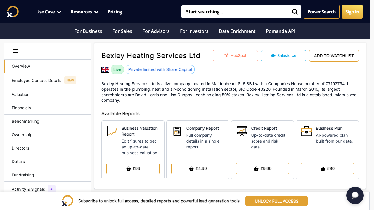 BEXLEY HEATING SERVICES LTD website preview
