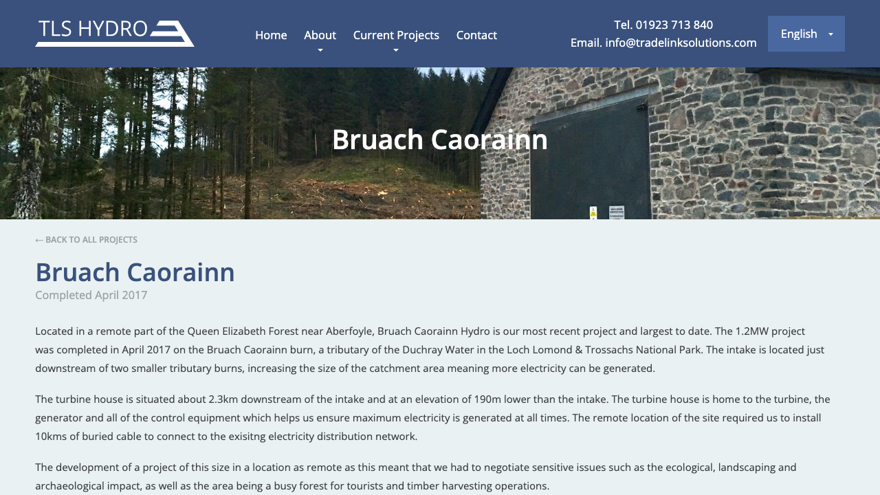 BRUACH CAORAINN HYDRO LIMITED website preview