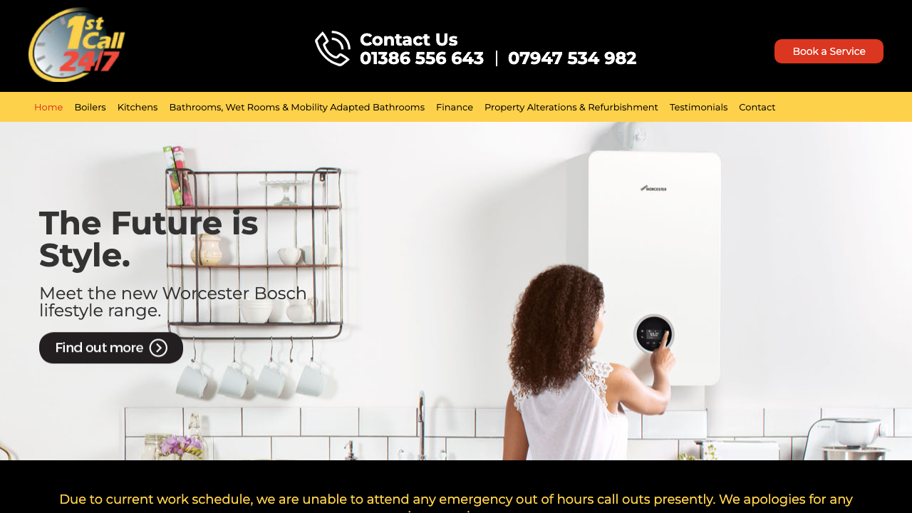 1ST CALL 24-7 LTD website preview