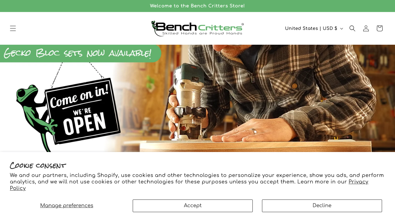 BENCH CRITTERS LTD website preview