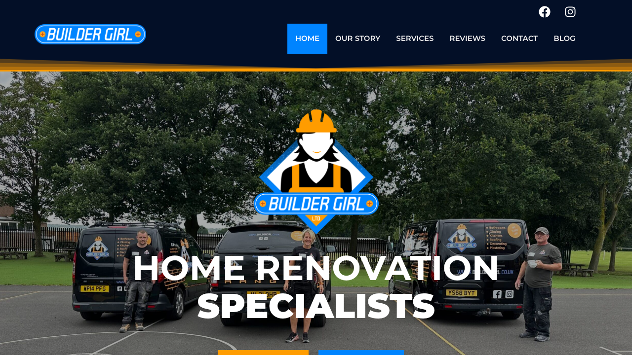 BUILDER GIRL GLAZING LTD website preview