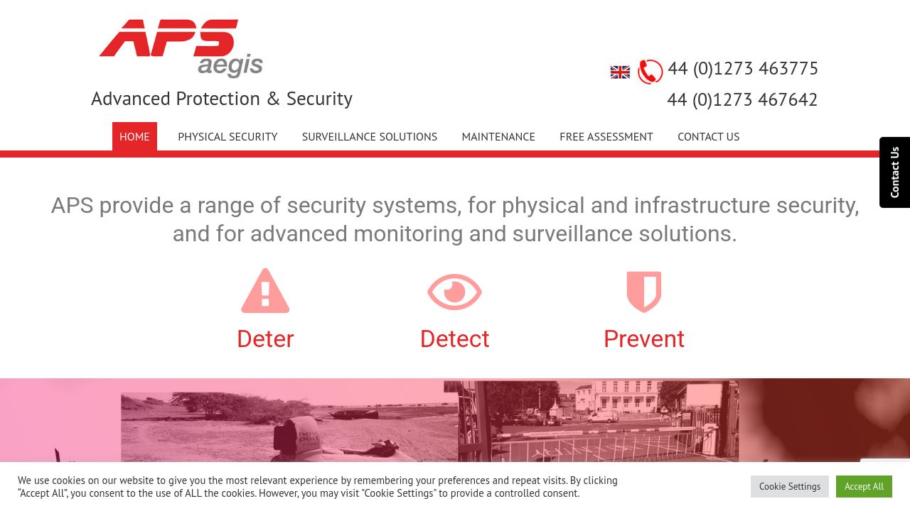 APS AEGIS LIMITED website preview
