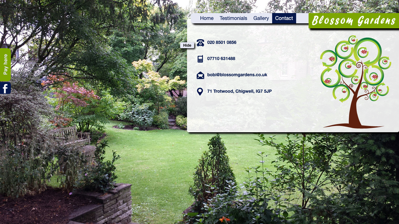 BLOSSOM GARDENS LONDON LIMITED website preview