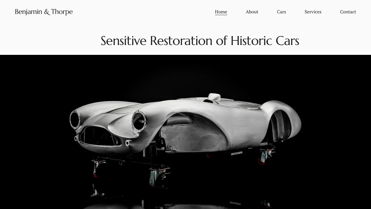BENJAMIN & THORPE COACHBUILDERS LIMITED website preview