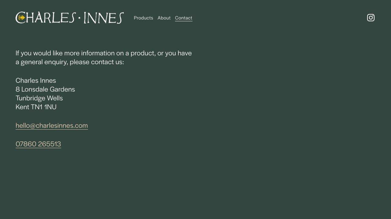 CHARLES INNES LIMITED website preview